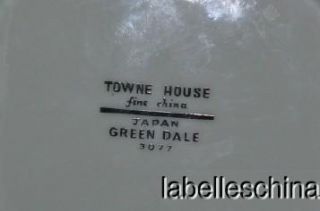  is from Towne House Fine China, Japan. This is from the Green Dale