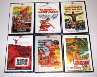 Gordon Scott Tarzan 6 DVD Collection