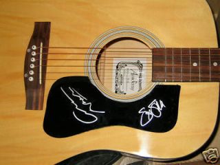 Stephen Stills Graham Nash Signed Acoustic Guitar