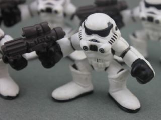 Lot 5 x Star Wars Galactic Heroes Imperial Stormtrooper Trooper
