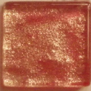 50 3 8 inch Iridescent Crimson Gold Metallic Glass Mosaic Tiles