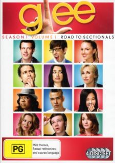 Glee Season 1 Volume 1 The Road to Sectionals DVD Region 4