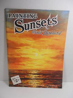 vintage walter t foster art book 101 painting sunsets by