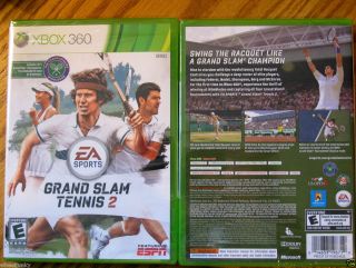 Grand Slam Tennis 2 Xbox 360 X360 Tennis Video Game Rated E New