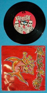 Dallas Texas punk rock HAGFISH 4 song EP 1993 BYO Records 7 vinyl