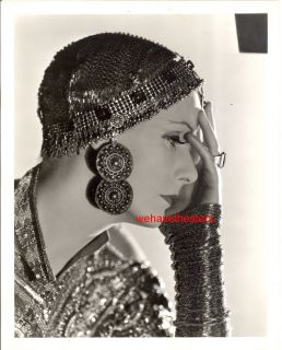 Vintage Greta Garbo MATA HARI Classic ICONIC DBW Portrait C.S. BULL