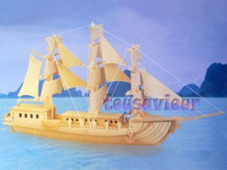 Woodcraft Construction Kit Model European Ship Boat