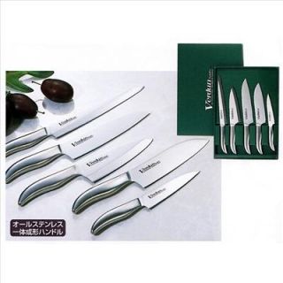  gift Japanese VERDUN chef kitchen knife 5pcs set global Stainless 150