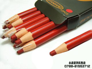 12 pcs Red China Markers Wax Grease Pencil Rod Building Drawing peel