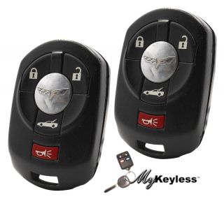 OEM GM CHEVY REPLACEMENT KEYLESS ENTRY CAR REMOTE KEY FOB PAIR
