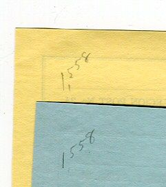 Above The Reverse Side has David Landis Pencilled Inventory Numbers
