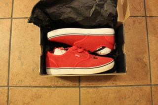 DVS Rico Ct Harold Hunter Red Suede Size 7