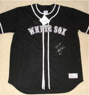 HAROLD BAINES AUTOGRAPHED JERSEY (WHITE SOX) W/ PROOF!