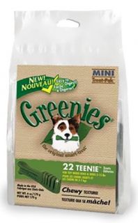  greenies mini treat pak contains delicious chewy treats for your dog