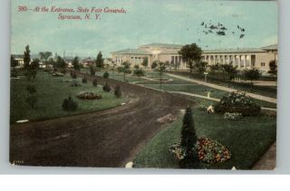 Syracuse NY State Fair Grounds c1910 Postcard