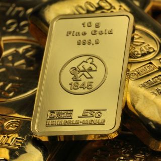  Gram ESG Limited Gold Bar Pure 999 9 Gold Fine Gold Collectible