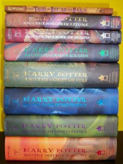 Harry Potter 8 First Editions Hardcovers 1 7 Beedle Bard J K