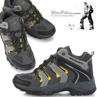 Grey Mountain Mountaineering Hiking Mens Boots