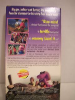 Barneys Great Adventure The Movie Childrens VHS Tape