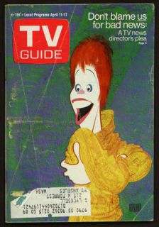 TV Guide 04 11 1970 Carol Burnett Fred Astaire Baseball