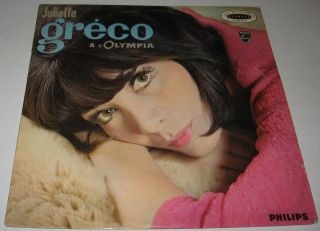 Juliette Greco A LOlympia France LP French Female Vocal