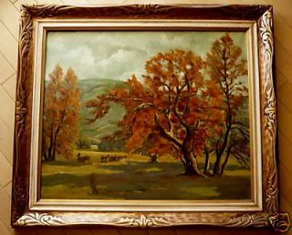 Harvey B Coleman California Impressionist Oil Listed