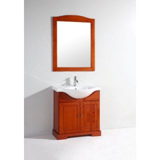 Legion Furniture 31.5 Single Bathroom Vanity Set with Mirror in