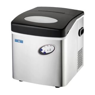 Great Northern Popcorn Stainless Steel Portable Ice Maker Machine