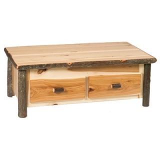 Fireside Lodge Hickory Enclosed Coffee Table Set  