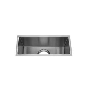 Vigo Single Bowl D shaped Stainless Steel Undermount Kitchen Sink