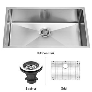 Vigo Solid Brass Kitchen Sink Strainer in Chrome   VGSTRAINER