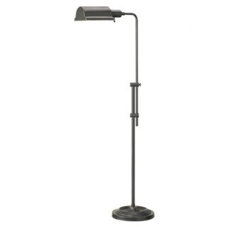 Dainolite 1 Light Adjustable Floor Lamp   DM450F OBB