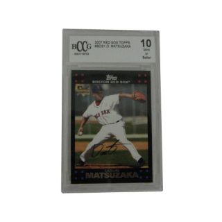 MLB 2007 Topps Matsuzaka Graded Trading Card   Boston Red Sox