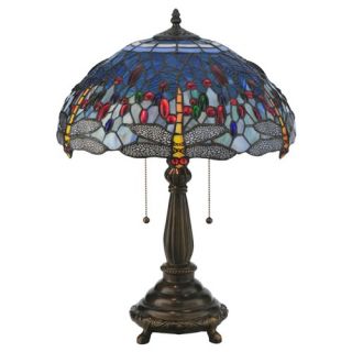 Meyda Tiffany Tiffany Hanginghead Dragonfly Table Lamp  