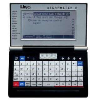 Lingo Eterpreter 12 Language Talking Translator   TXT 1200