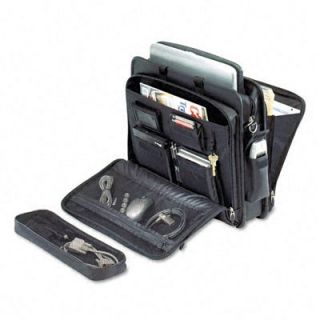  Notebook Case, Leather, 17 1/2 x 6 1/2 x 13 1/2, Black   TRGTLE400