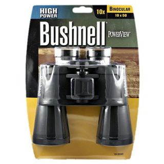 Bushnell Powerview 10x50 Black Porro Prism Binoculars in Clam
