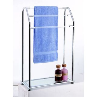 OIA Acrylic 23.13 Towel Rack with Shelf