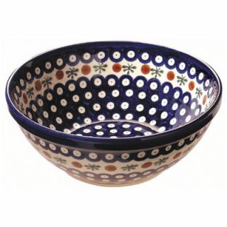 Polish Pottery 16 oz Soup / Cereal Bowl   Pattern 41A