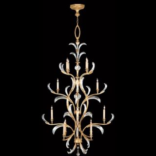 Fine Art Lamps Beveled Arcs Gold 16 Light Chandelier