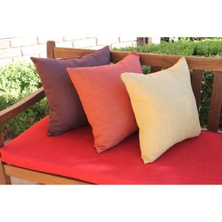 Blazing Needles 18 Futon Solid Pillows with Bolster Package (Set of 3