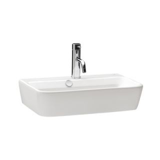 Bissonnet Emma 19.7 Ceramic Wall Hung Bathroom Sink in White