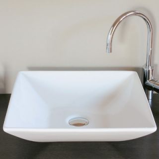 WS Bath Collections Ceramica 17.3 x 17.3 Vessel Sink in White