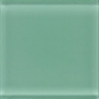 Daltile Glass Reflections 12 x 12 Glossy Mosaic Tile in Seren Green
