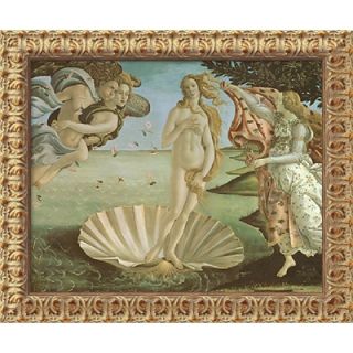  by Sandro Botticelli, Framed Canvas Art   19.56 x 23.56   DSW01542