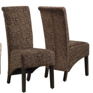 Monarch Specialties Inc. Parson Chair (Set of 2)   I 1788BR/I 1789TN