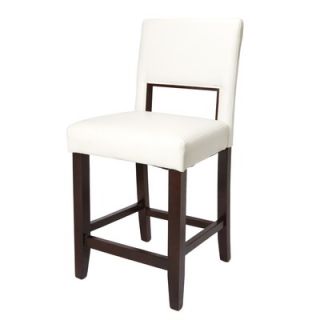 Linon Vega 24 Counter Stool   14053WHT 01 KD U