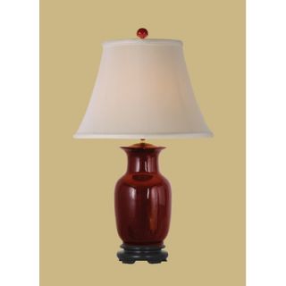 Oriental Furniture 31 Oxblood Lamp   LAMP LPDRR1014E