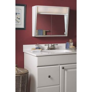  Specialty Flair Surface Mount Cabinet in White Baked Enamel   32