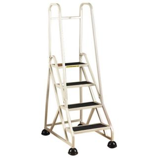 Step Ladder, w/ 2 Handrails, 24 5/8x33 1/2x66, Beige